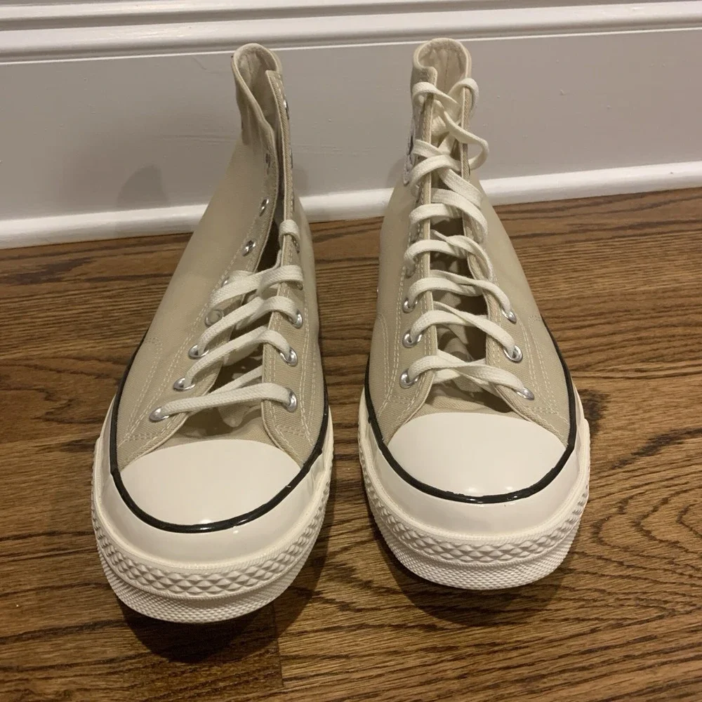 Converse Chuck All Star 70 Canvas High Top Oat Milk Shoes Men's Size 12 A03446C